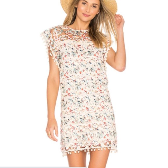 NWOT Tularosa Elba Rainbow Lace Mini Dress Sz. XS - Picture 2 of 12